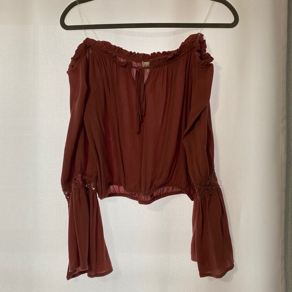 Off the shoulder shirt